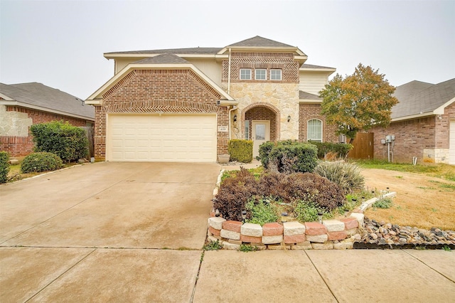 408 Elk Run Dr, Fort Worth, TX 76140 - view of front property with a garage