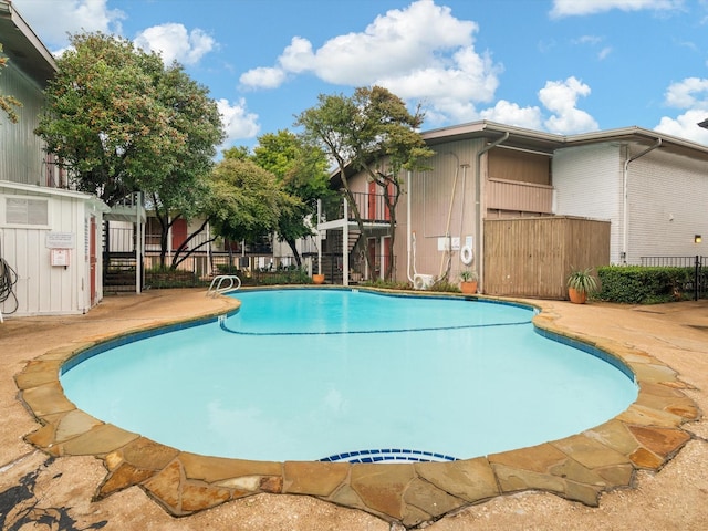 view of pool