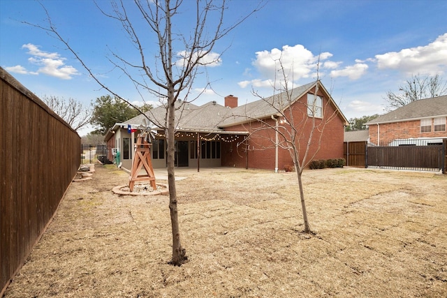 view of rear view of property