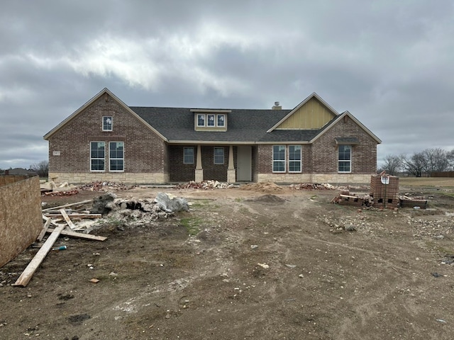 view of craftsman inspired home