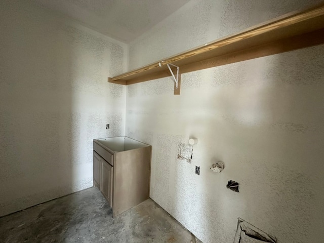 view of laundry room