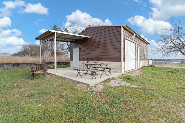 exterior space featuring a patio area