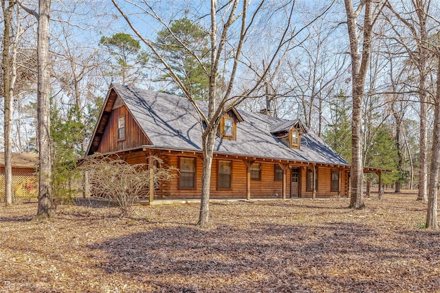 view of home's exterior