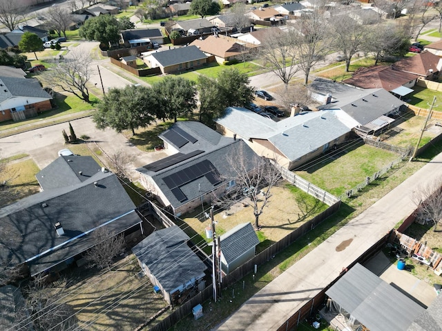 birds eye view of property featuring a residential view