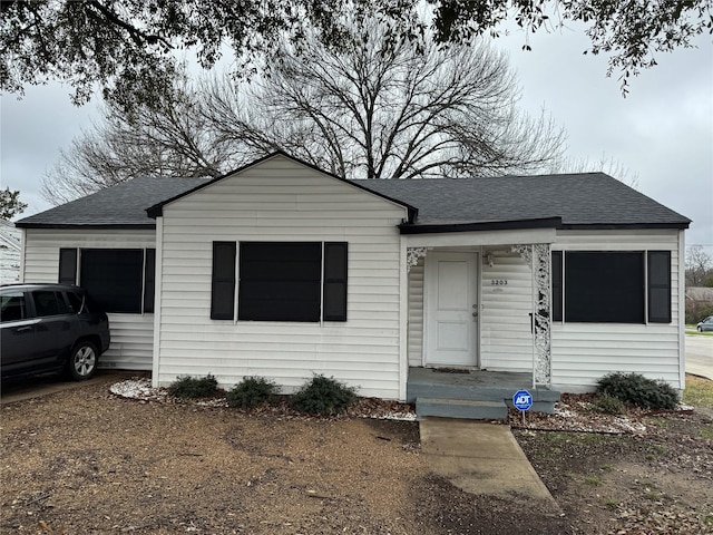 view of front of home