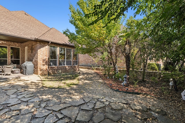 view of patio / terrace featuring area for grilling