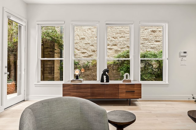 sunroom / solarium with plenty of natural light