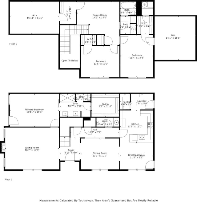1230 Wooded Trl, Hurst, TX 76053 - floor plan / room layout