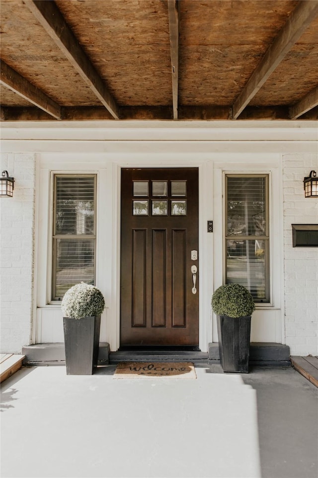 view of entrance to property