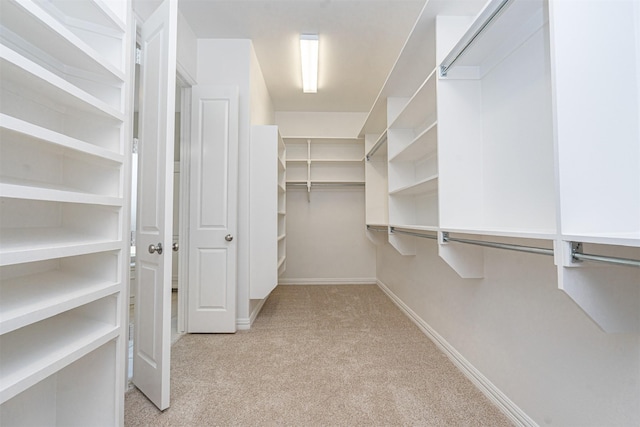 3019 Haywick, The Colony, TX 75056 - walk in closet featuring light carpet
