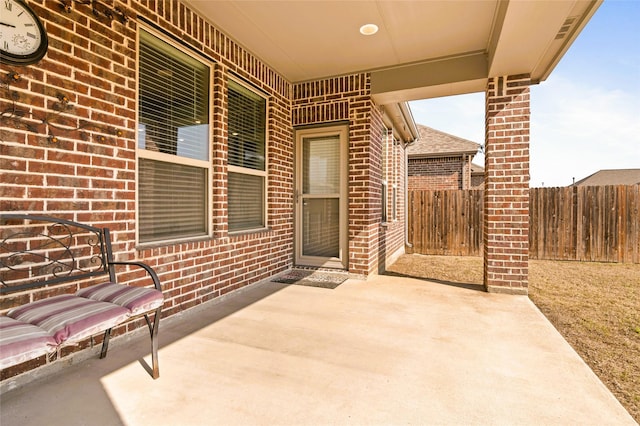 view of patio