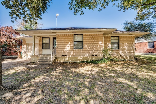 view of front of property