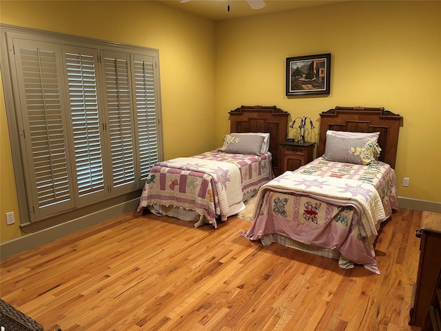 1434 Lakeside Trl, Whitney, TX 76692 - bedroom with light wood-type flooring