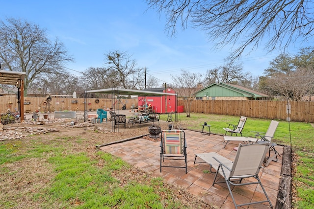 view of patio