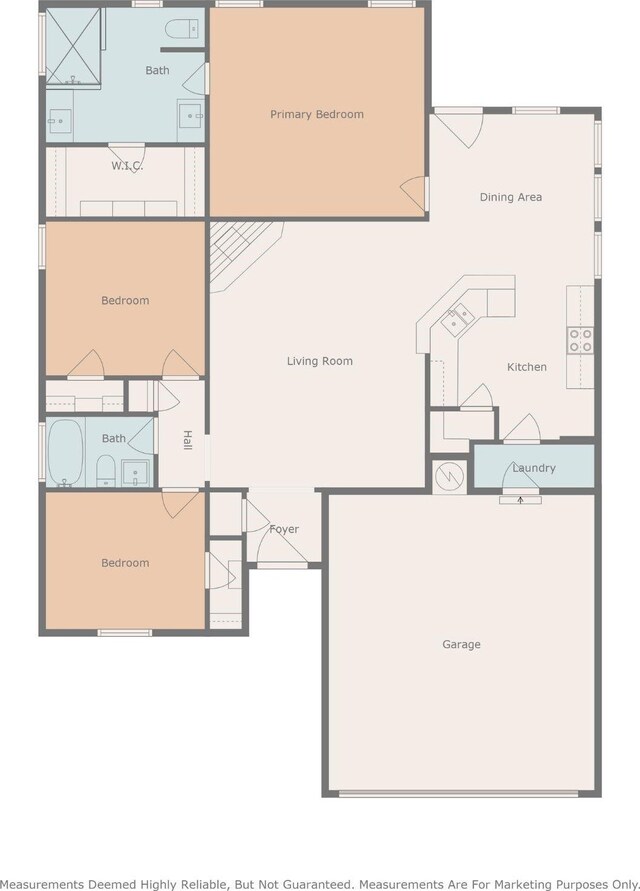 729 Jameson, Springtown, TX 76082 - property floor plan