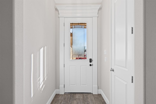 729 Jameson, Springtown, TX 76082 - entryway with wood finished floors and baseboards