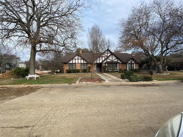 view of english style home