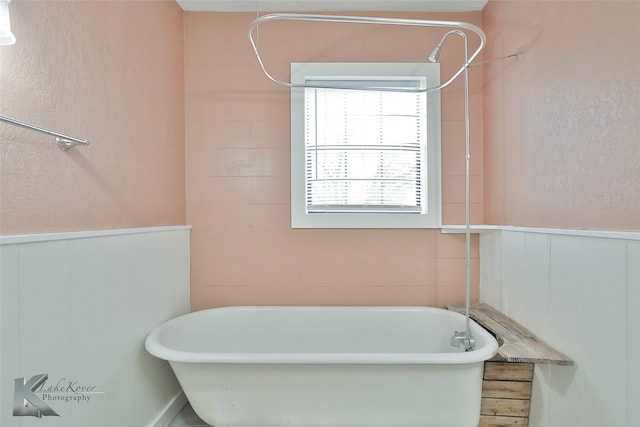 bathroom with a bathtub