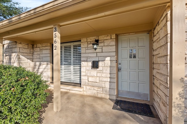 view of entrance to property