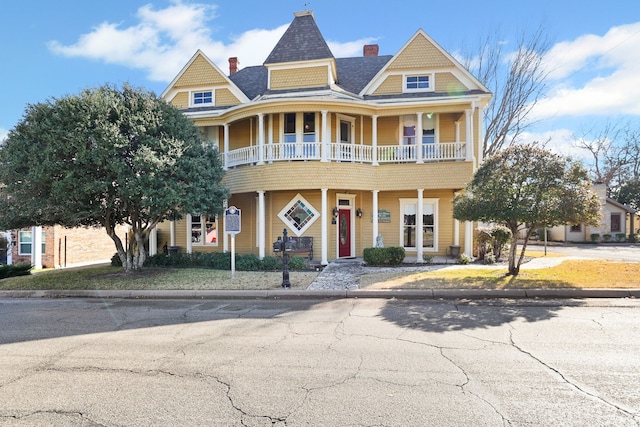 view of victorian house