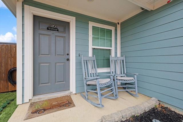 view of property entrance