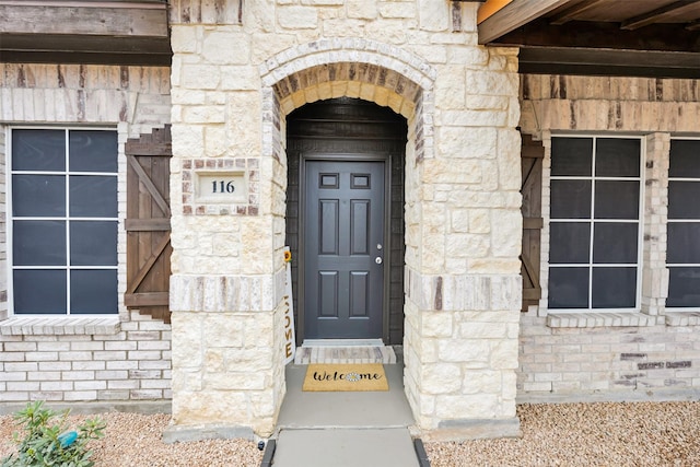 view of entrance to property