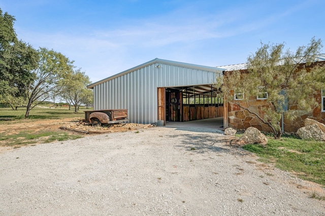 view of outbuilding