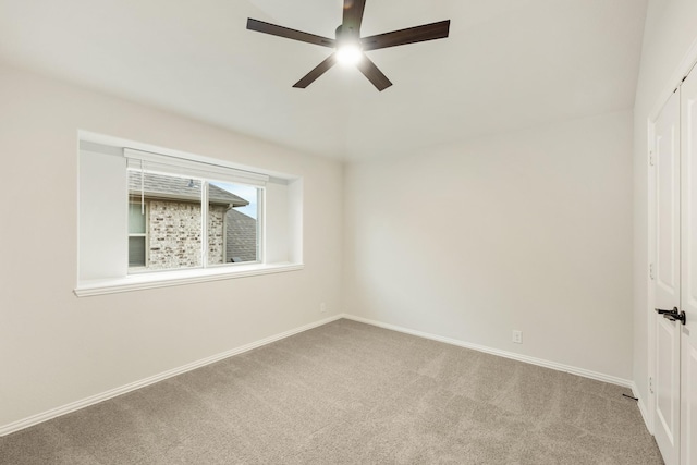1130 Cardinal Dr, Midlothian, TX 76065 - empty room featuring carpet, a ceiling fan, and baseboards