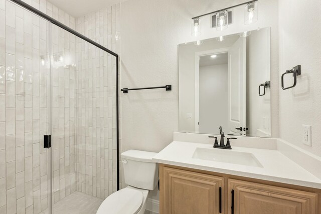 1130 Cardinal Dr, Midlothian, TX 76065 - full bath featuring toilet, vanity, and a shower stall