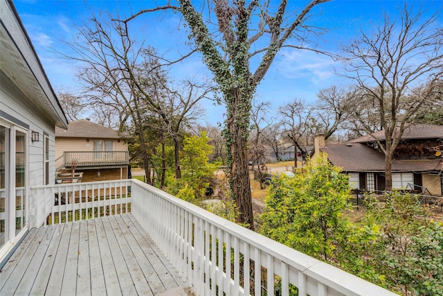 8216 Coolgreene Dr, Dallas, TX 75228 - view of wooden deck