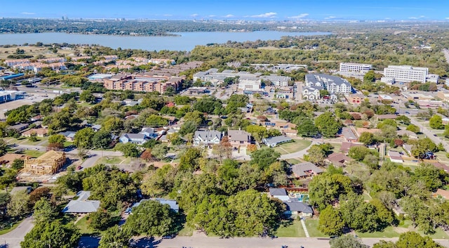 8216 Coolgreene Dr, Dallas, TX 75228 - aerial view of property and surrounding area with a nearby body of water