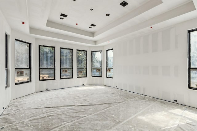 871 Beechwood Ln, Fairview, TX 75069 - unfurnished room with a tray ceiling