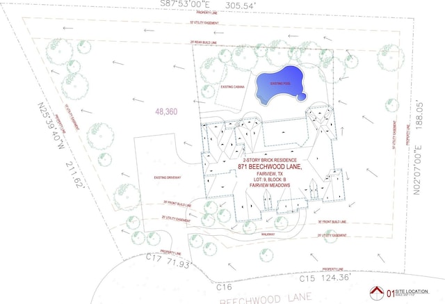 871 Beechwood Ln, Fairview, TX 75069 - map location