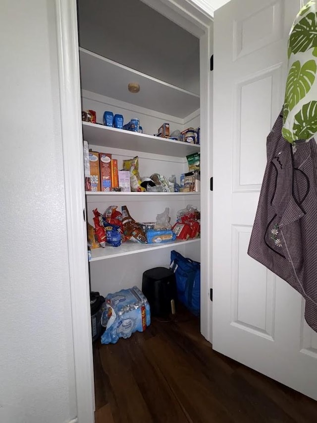 view of pantry