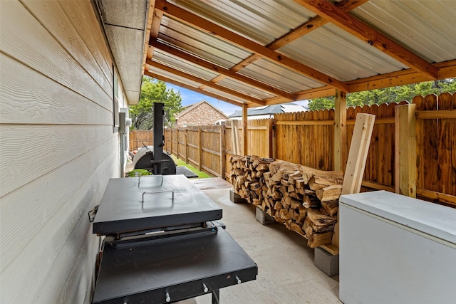 view of patio