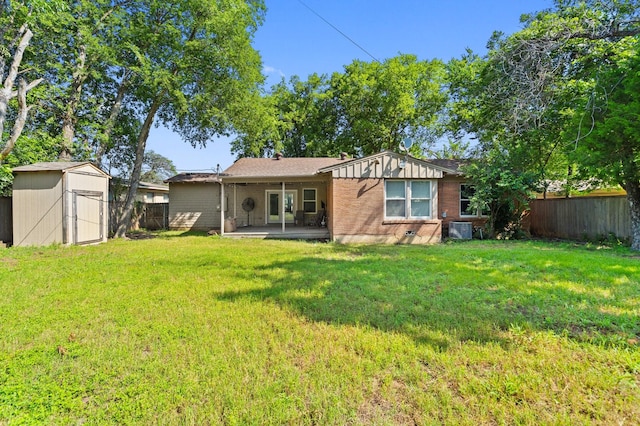 4217 Winfield Ave, Fort Worth, TX 76109 - back of property featuring central AC unit and a patio