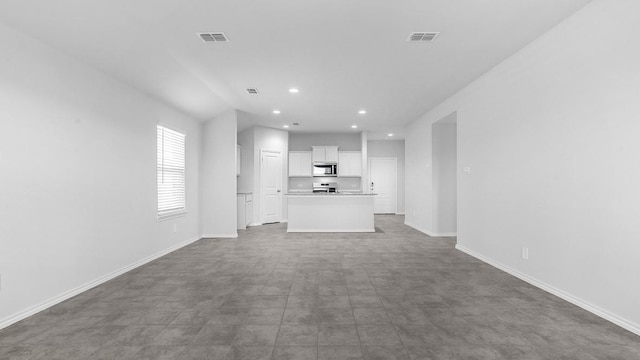 view of unfurnished living room