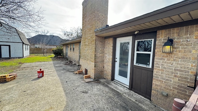 view of home's exterior featuring a patio