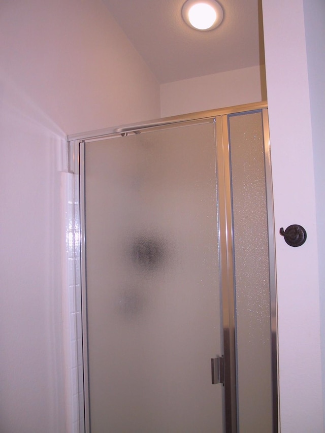 bathroom with an enclosed shower