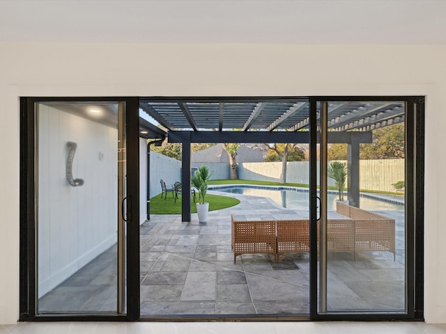 doorway to outside featuring plenty of natural light