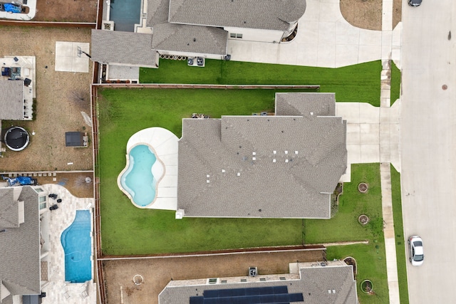 9916 Villa Verde Dr, Fort Worth, TX 76179 - drone / aerial view of a pool