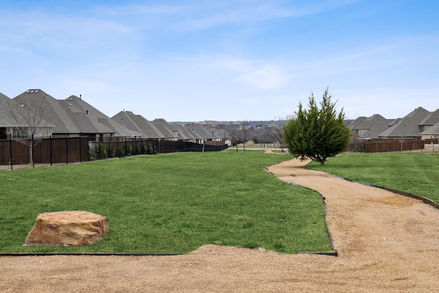 9916 Villa Verde Dr, Fort Worth, TX 76179 - view of yard with a residential view