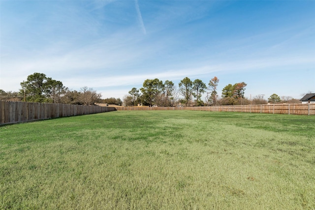 327 Lovers Ln, Terrell, TX 75160 - view of yard with a fenced backyard