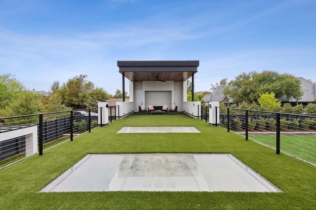 10335 Lennox Ln, Dallas, TX 75229 - view of yard featuring fence