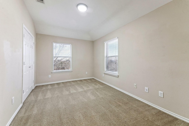 carpeted empty room with a wealth of natural light