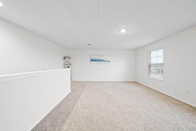 16501 Portage St, Justin, TX 76247 - empty room with recessed lighting, light colored carpet, and baseboards