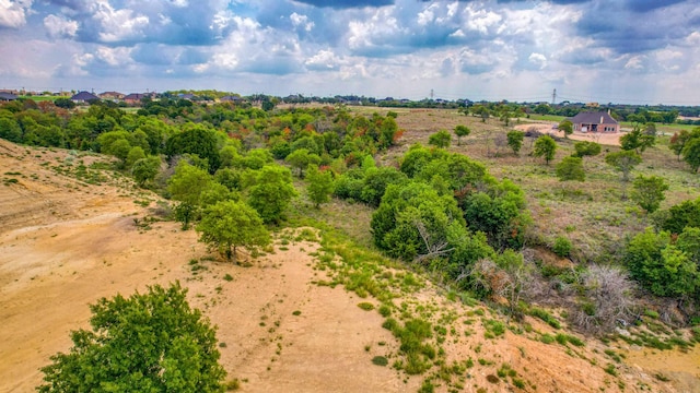 drone / aerial view featuring a rural view