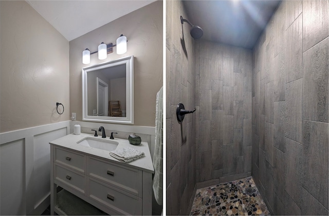 1004 Rs County Road 3345, Emory, TX 75440 - bathroom featuring vanity and tiled shower