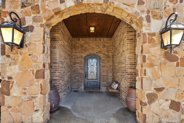 view of property entrance