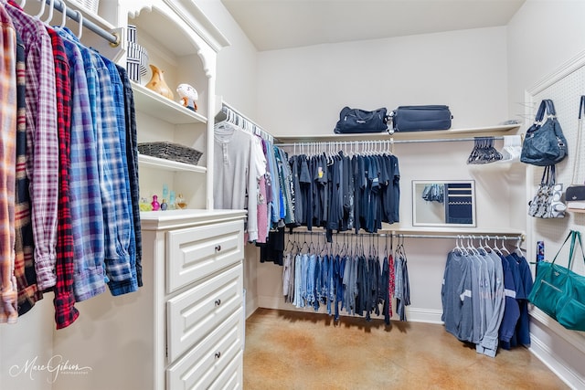 view of spacious closet